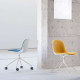 L Shape with wheels, Dark Grey Fabric